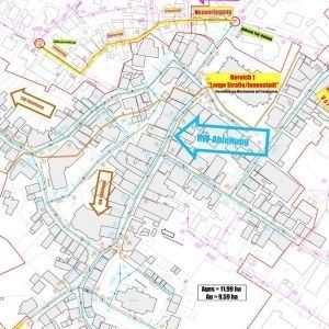 Fremdwassersanierung, Lange Straße Innenstadt Billerbeck